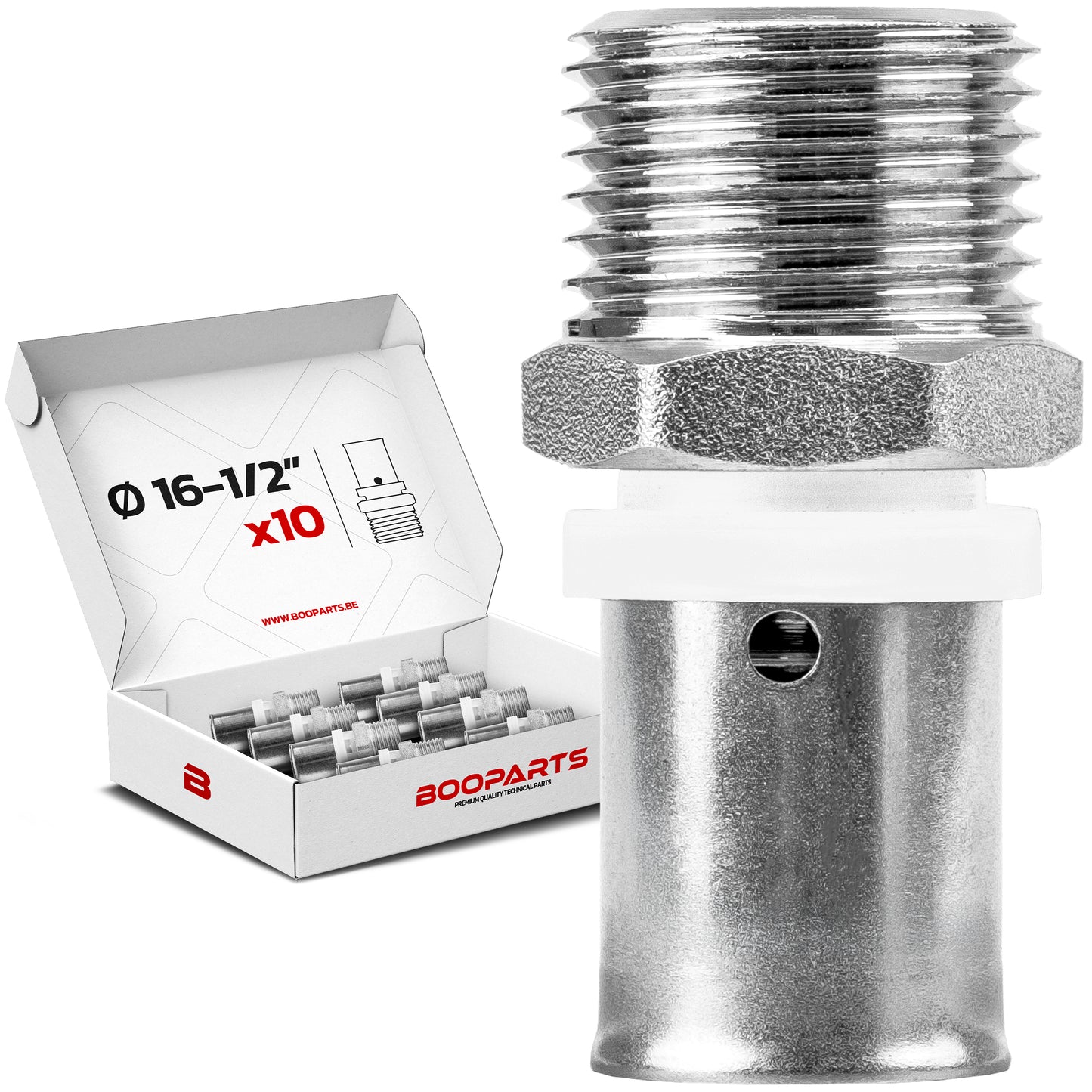 Male Straight Crimp Fittings
