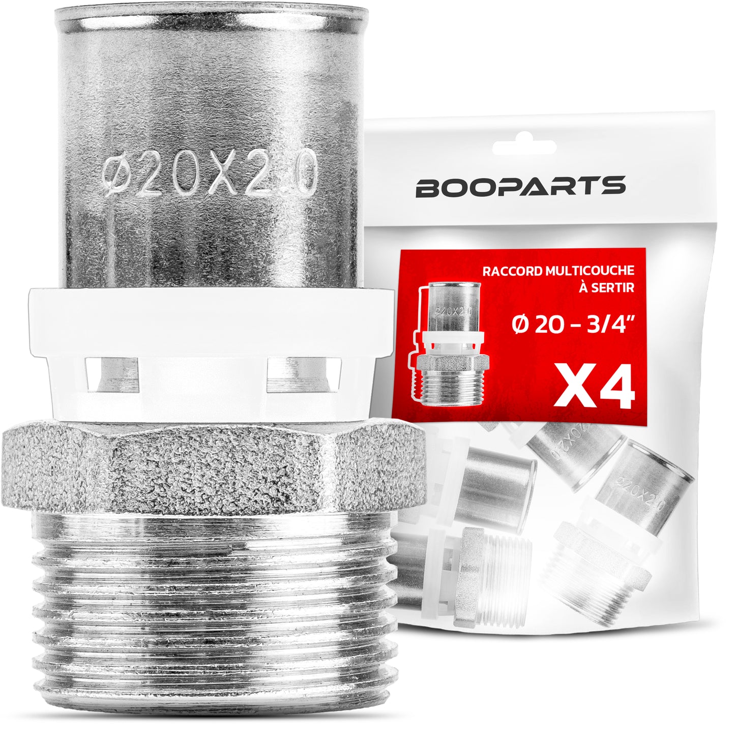 Male Straight Crimp Fittings