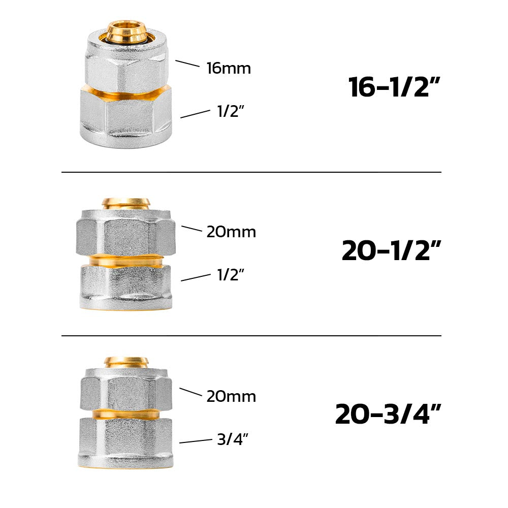 Raccords Droits Femelle à visser
