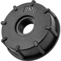 Adapter cap for IBC tank 2" x 1/2" (S60 x 6) x (15/21)