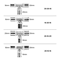 T-Stück Ø20-1/2"-20