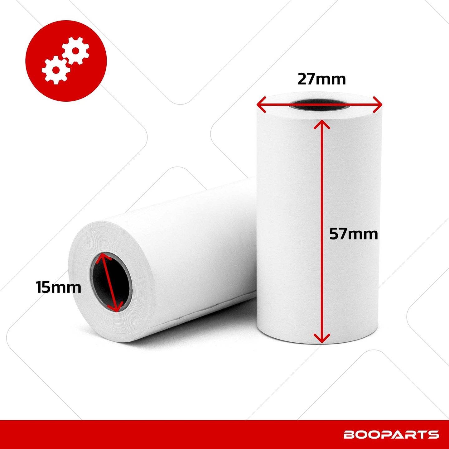 Rouleaux de papier thermique pour imprimantes TESTO - BOOPARTS